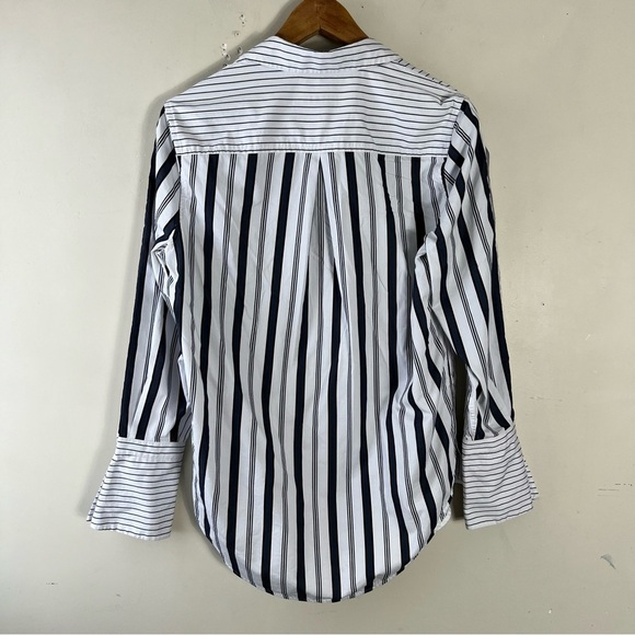 Equipment Surrender Strip Yarn Dye Cotton Popplin Rossi Shirt size Small - Picture 3 of 10